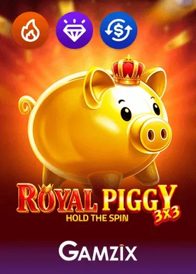 3x3 Royal Piggy Hold the Spin gokkast van Gamzix